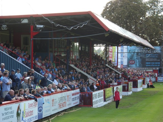 Close-up of the South Stand